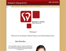 Tablet Screenshot of michaelchengdds.com
